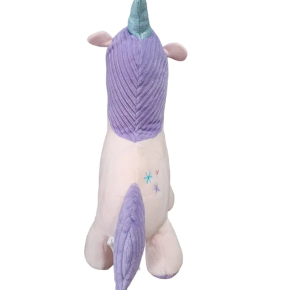 ✓Kohl's Cares 11" Plush Unicorn Pink & Purple Blue Horn Lovey fairy core - Picture 3 of 7